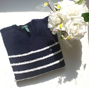 Womens Ralph Lauren Cable Knit Sweater